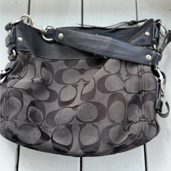 Black Coach Purse - Picture 2 of 7